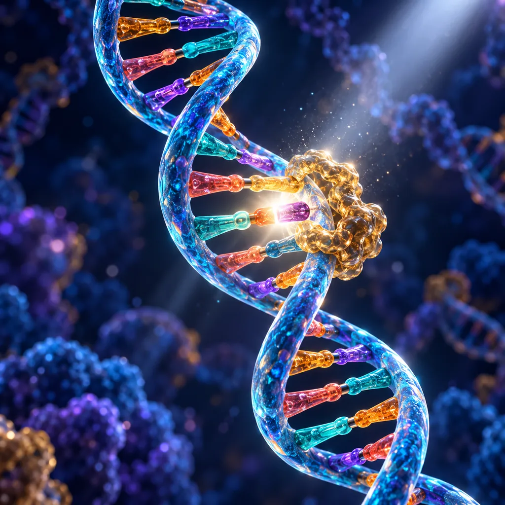 DNA 文字编辑室的专属科学概念场景